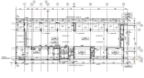 Commercial Building Plans With Dimensions AutoCAD file; download commercial building layout plan ...