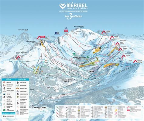 Meribel Trail Map | OnTheSnow