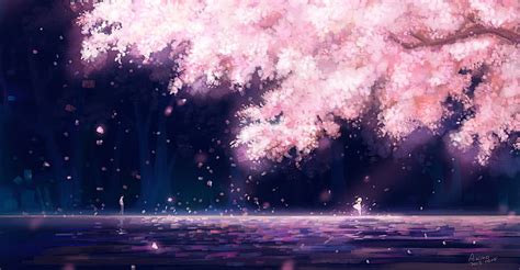 Tải ngay 1000+ Cherry blossom background anime độ phân giải cao