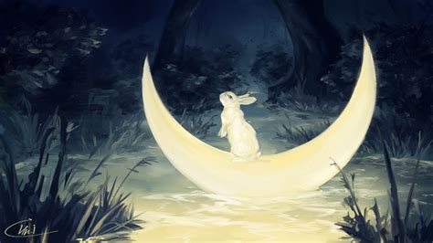 The Smiling Rabbit In The Moon. - The Book Hare