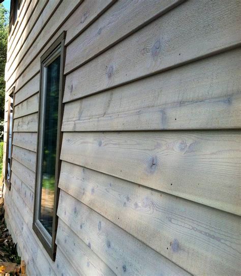 1x10 Thick Bevel Rabbeted Siding STK grade - PreStained Cabots 50/50 ...