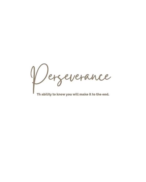 Meaningful Perseverance Tattoo Designs for Inspiration