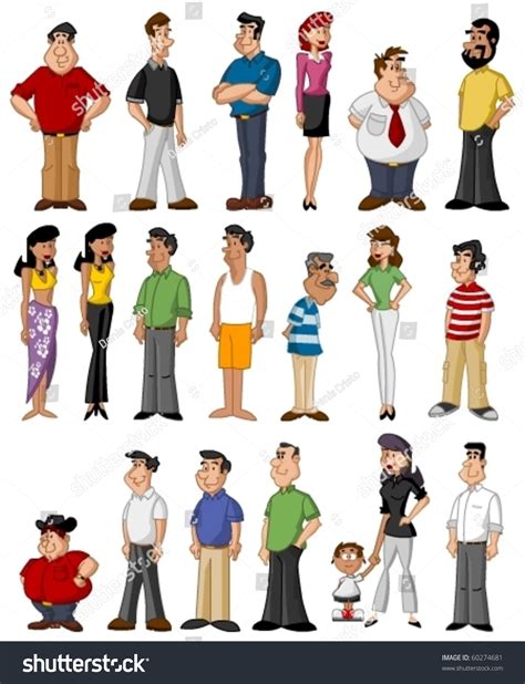 Group People Stock Vector (Royalty Free) 60274681 | Shutterstock