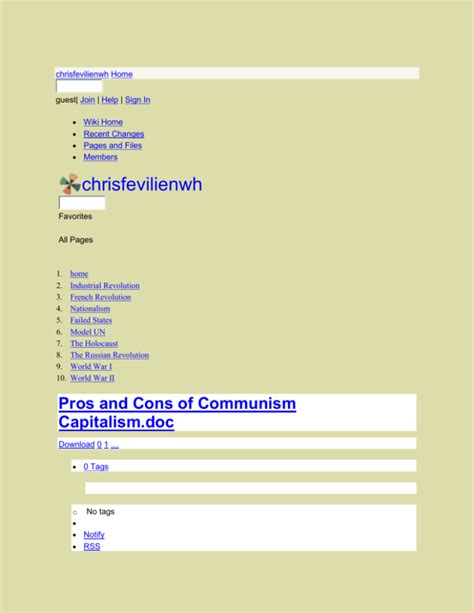 Pros and Cons of Communism Capitalism.doc - chrisfevilienwh