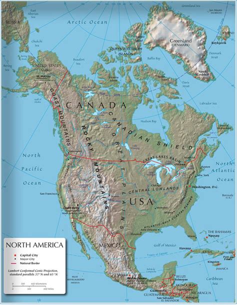 North America - Online World Atlas - Blair 4