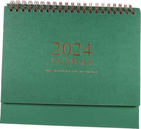 decor standing calendar 2024 desk calendar 2024 calendar for table standing desk calendar daily ...