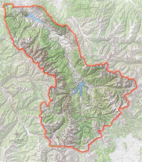 Custom Topographic Maps Lake County Summit County Colorado