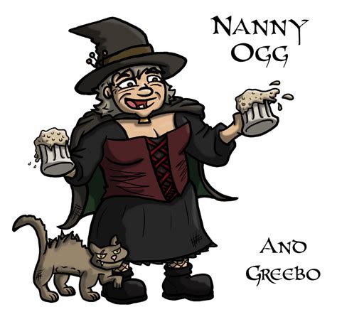 Nanny Ogg by Iddstar on DeviantArt