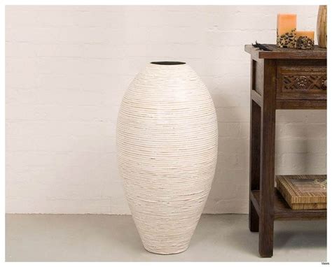 DAANIS: Tall Rattan Floor Vases