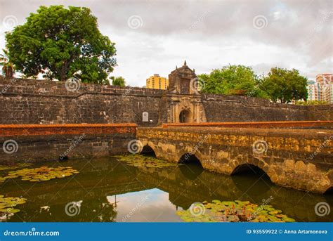 Fort Santiago in Intramuros, Manila City, Philippines Stock Photo - Image of entrance, manila ...