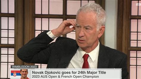 John McEnroe tells ESPN guest she's making him 'self conscious' as Wimbledon coverage begins ...