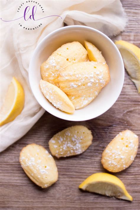 Lemon Madeleines Recipe | Crazy Adventures in Parenting