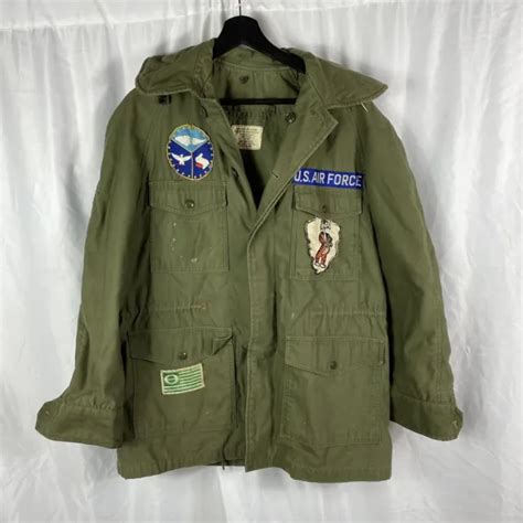 VIETNAM WAR 1965 US Air Force Field Jacket Patched Training Squadrons ...