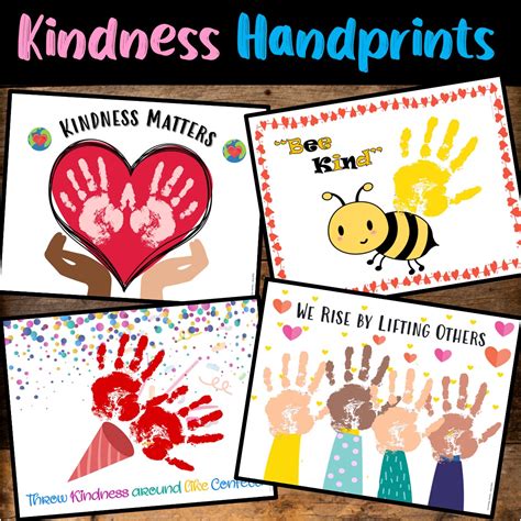 Kindness Handprint Craft Activities, Kindness week art project Keepsake ...