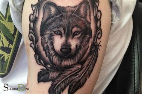 Lone Wolf Symbol Tattoo