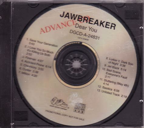 Jawbreaker – Dear You (1995, CD) - Discogs