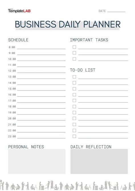 25 Printable Daily Planner Templates (FREE in Word/Excel/PDF)