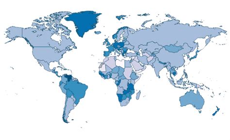 Terrestrial protected areas (% of total land area) by Country