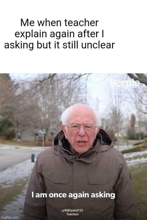 Bernie Meme Once Again Template