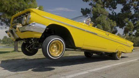 The car starred in the artist's 1996 music video "To Live & Die In LA." 1961 Chevy Impala ...