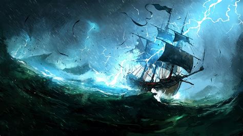 Pirate Raid! On a ship at night - how deep can you see into the water? : r/DnD