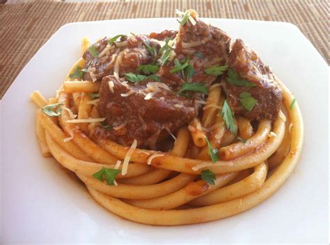 Greek Style Beef Stew in a Tomato Sauce (Moshari Kokkinisto) - My Greek ...