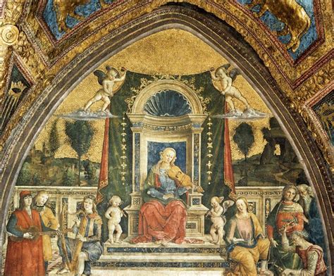 PINTURICCHIO: Music, 1492-94, Fresco, Palazzi Pontifici, Vatican ...