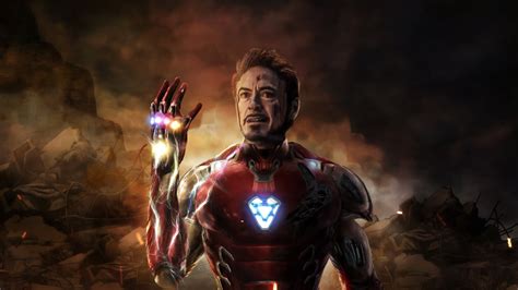 1366x768 Resolution Iron Man Last Scene in Avengers Endgame 1366x768 Resolution Wallpaper ...