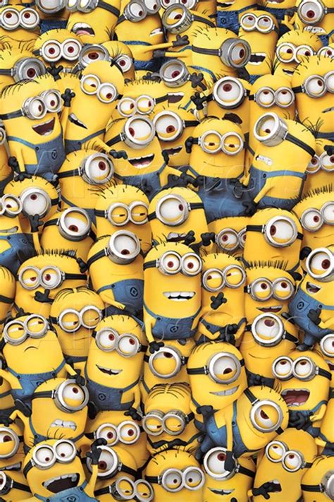 Despicable Me - Many Minions Poster - AllPosters.co.uk | Cartoons in 2019 | Minion wallpaper ...