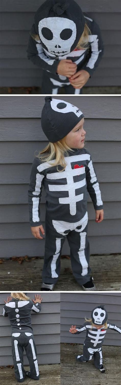 Skeleton Costume | Click for 30 DIY Halloween Costumes for Kids to Make | DIY Halloween Costumes ...