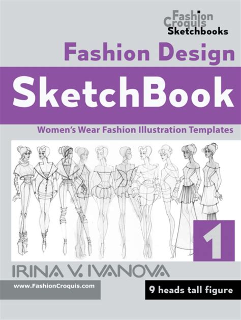 Fashion Design Sketchbook: Women’s Wear Fashion Illustration Templates ...