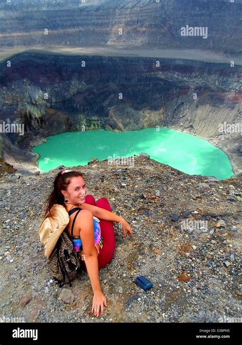 View from the top of Santa Ana volcano in El Salvador, Central America ...