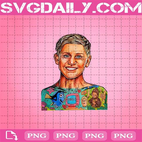 Ellen DeGeneres Png, The Ellen DeGeneres Show Png, Ellen Png, The Ellen Show Png, Png Printable ...