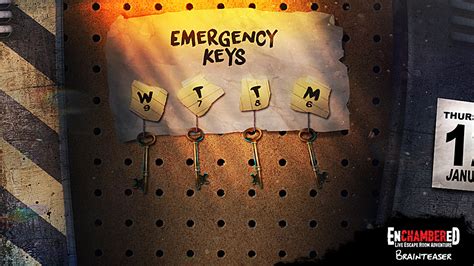 Enchambered Live Escape Room Adventure | Brain-teaser: Emergency Keys