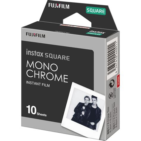 Fujifilm Instax Square Film 10 Pack - Monochrome | BIG W