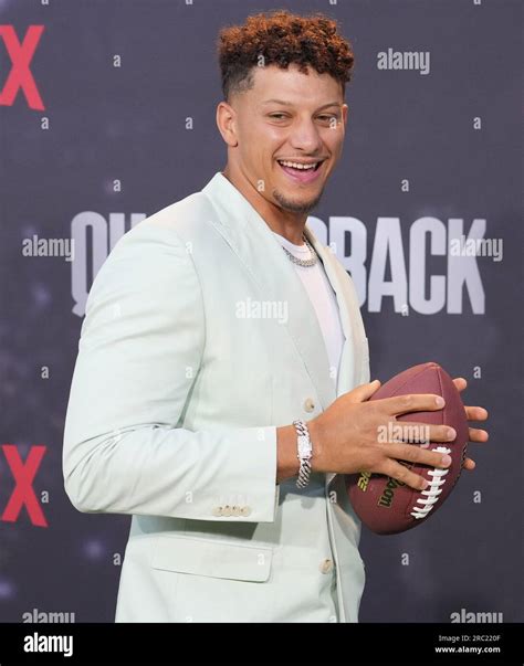 Los Angeles, USA. 11th July, 2023. Patrick Mahomes arrives at the Netflix's QUARTERBACK Los ...