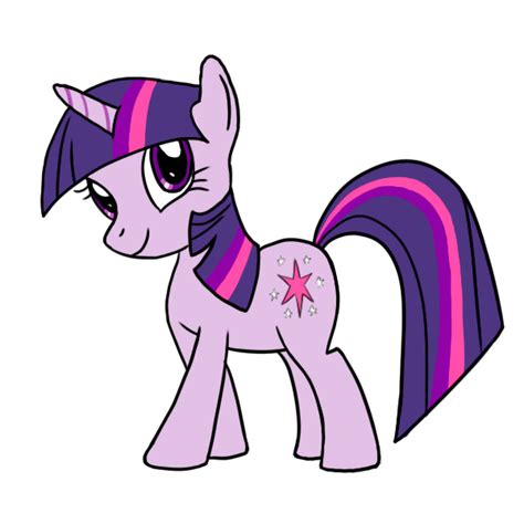 How to draw Twilight Sparkle from My Little Pony TV series | My little pony drawing, Disney ...