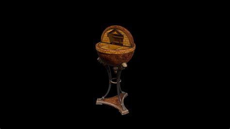 2020.199.a Globe Sewing Table (Globustisch) - Download Free 3D model by Cleveland Museum of Art ...