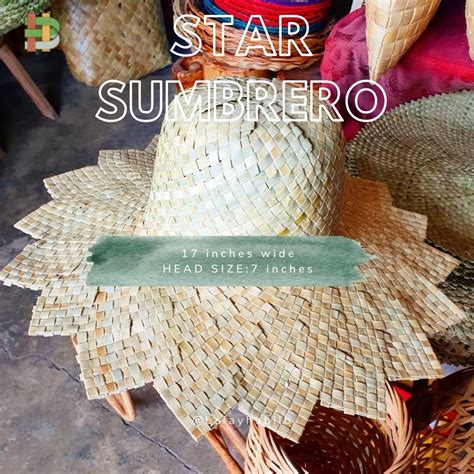 Star Sumbrero Native Hat (made from Pandan leaves) | Shopee Philippines