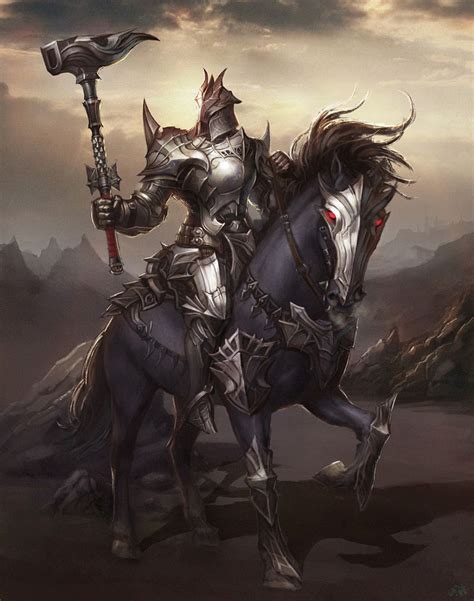 Cavalryman by cenotaph kveldulv | Fantasy | 2D | CGSociety | Cavalieri, Guerrieri e Mostri