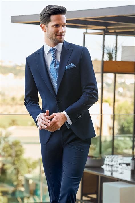 Dark Blue 3 Piece Wedding Suit - Tom Murphy's Formal and Menswear