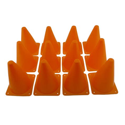 Orange Training Cones 7" Tall Sports Traffic Safety Soccer Football ...