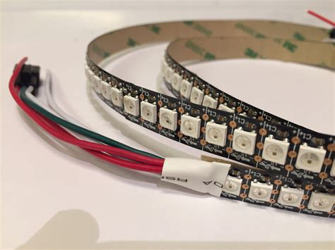 WS2812B 5050 SMART RGB LED STRIP 5V INDIVIDUALLY ADDRESSABLE 1 Meter 1 – LED123-Canada