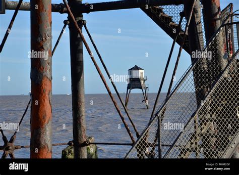 Dovercourt High and Low Lights in Harwich, Essex. The cast iron ...