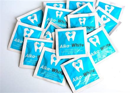 Alka-White® Alkaline Mouthwash Tablets - Turmeric Travel Packs