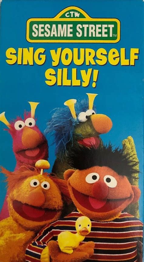 VHS Sesame Street - Sing Yourself Silly (VHS, 1990)TESTED-RARE VINTAGE ...