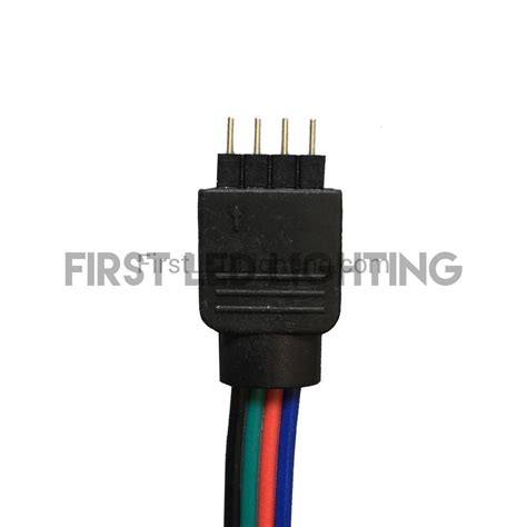 RGB 4-Pin Single End Connector – First LED Lighting