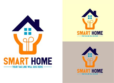 Smart Home Logo by nazeer hussain on Dribbble