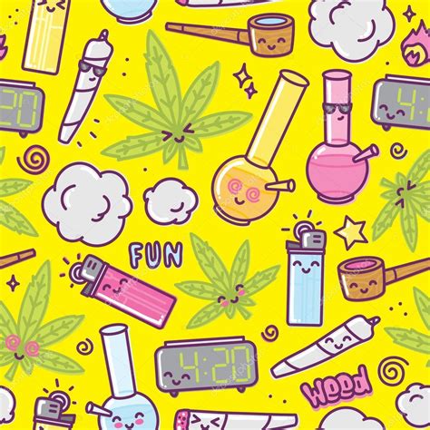 Cartoon Characters Smoking Weed Svg