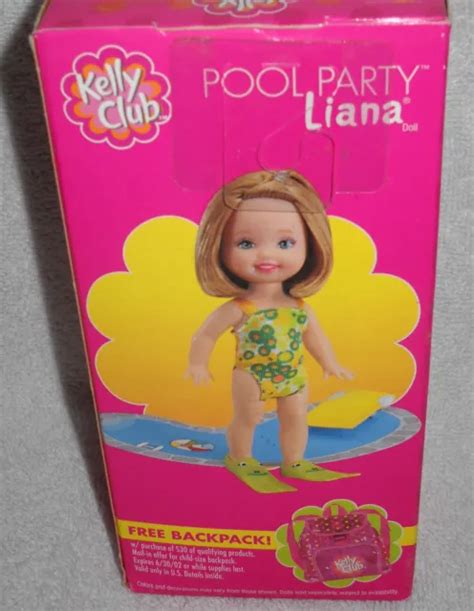 #9636 NRFB MATTEL Barbie Kelly Club Pool Party Liana Doll $28.49 - PicClick